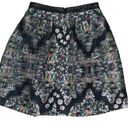 Nicole Miller  multi-colored water color full skirt 10 Photo 1