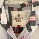 SO Plaid Authentic Am. Heritage Perfect Shirt Relaxed Flannel Bling - size Small Photo 3