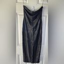 Naked Wardrobe  NEW Got the Drip Strapless Body-Con Black Midi Dress Size xl Photo 3