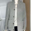 Tommy Hilfiger  Gray Heavy Cable Knit Cardigan Size Small Photo 0