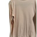 J.Jill  Women’s Medium Petite Light Pink Long Sleeve V-Neck Tee Photo 6