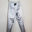 Terry Lewis Stunning NWOT  Thick Leather Pants Pearl Color Sz 4 Photo 8