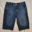 Faded Glory blue denim long shorts Photo 1