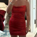 Zaful Red Satin Dress Photo 1