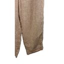 J.Jill  Pure Jill Linen Pull On Cropped Pants Orange Large Rust Boho Lagenlook Photo 4