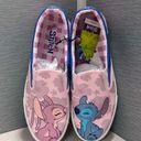 Disney NEW Women's Size 8.5  Angel Stitch Low Top Slip On Shoe Pink Blue GroundUp Photo 6