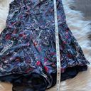 American Eagle  Purple Tank Top Paisley Printed Romper Photo 2