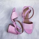 Bamboo NEW  | Braided Heel Maddy Sandals - PINK Photo 1