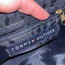 Tommy Hilfiger Womens Geometric Print Wristlet Wallet Clutch Bag Black Tan EUC Photo 4