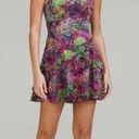 Lululemon NWT  Court Crush Dress Vivid Floral Tone Multi  Size 4 short under Photo 0