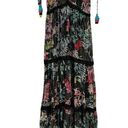 Rococo SAND Moonlight Floral Metallic Maxi Tiered Dress - Small Photo 0