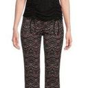 No Bo Nwt   Junior's Print Flared Pants black soot size xsmall(1) bell bottoms Photo 0