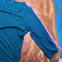 Kuhl  Blue Striped Roll Cuff t shirt 3X Photo 5