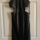 Halston Heritage Sequin Cut Out Dress Photo 2