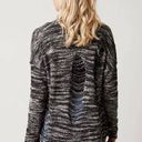 BKE  black marled shredded cardigan size xs Photo 1