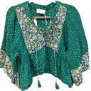 Auguste  The Label Palm Springs Poolside Top in Emerald Photo 3