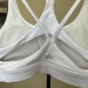 Alo Yoga  Airbrush Suspension Sports Bra White Size M Photo 4