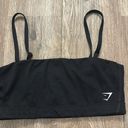 Gymshark  Bandeau Sports Bra Small with spandex fraying shown in pic Photo 1