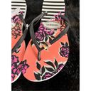 Havaianas  Slim Floral Stripe Flip Flops Thong Sandals 39/40 EUR 41/42 USA 9 / 10 Photo 2