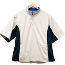 FootJoy NWT  Short Sleeve Golf Rain Shirt Beige Black Blue Womens Size Medium NEW Photo 0