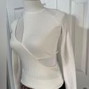 Michael Costello  X REVOLVE Cutout Soraya Sweater in Ivory size XS Photo 2