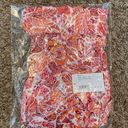 Poupette St. Barth NWT  Laurie Beaded Abstract Mini Dress in Pink Mistral Medium Photo 3