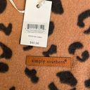 Simply Southern  turtleneck leopard print one size fits most poncho Photo 3