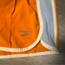 Brooks  Orange and Blue Drawstring Running Shorts Photo 1