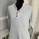 Aerie Oversized Pullover Quarter-button Knit Sweater Photo 0