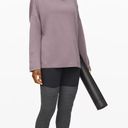 Lululemon Principal Dancer Lunar Rock Gray Mock Funnel Neck Long Sleeve Top 2 Photo 0