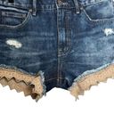 Free People Movement Free People Shorts Distressed Crochet Lace Hem Women’s 27 Photo 1