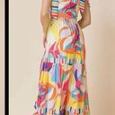 Aura NWT  colorful striped maxi dress M Photo 3