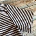 BB Dakota  Sparkly Blue/White Striped Swing shirt Photo 5