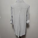 Velvet Heart  Elisa white black geo button down size medium Photo 6