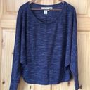 Max Studio  spacedye dolman sleeve scoop neck knit top Large Photo 1