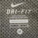 Nike EUC  Dri-Fit Running T-shirt Size M Gray/Black Photo 2