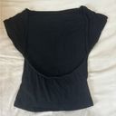 Black backless tight shirt Size XS Photo 1