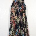 Betsey Johnson Floral Chiffon Halter Swing Dress Size 8 Photo 5