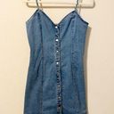 Newbury Kustom Newburk Kustoms Denim Snap Up Dress Photo 0