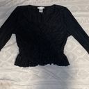 Kirious Long Sleeve Black Top Photo 0