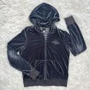 Victoria's Secret Vintage Distressed Victoria’s Secret VSX Sport Velour Zip-Up Hoodie Sweatshirt Photo 11