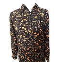 Polo  Live black and orange ditzy floral shirt dress Photo 2