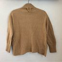 Everlane  The Cozy Stretch Pullover Wool Yak blend Camel Sweater size Small Photo 3