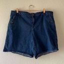 Lane Bryant  sailor style denim shorts size 22 Photo 0