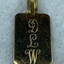 GF Personalized Alphabet Letter Initial D L W Pendant Winard 1/20 12 K  Photo 3