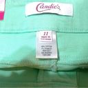 Candie's Candie’s Sea Foam Green Shorts Junior’s Size 11 Stretchy and Comfy! Photo 5