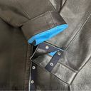 Cache  100% Leather Jacket Lighterweight Lined Sz 4 Photo 9