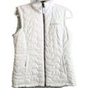 Free Country  Quilted Puffer Reversible Faux Fur Vest Women's S White Grey Photo 0