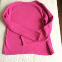 Old Navy Pink Fleece V-neck Y2K Pullover - Sz Medium Photo 3