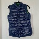 J. McLaughlin ‎ | Dark Green & Navy Plaid Reversible Down Vest Photo 1